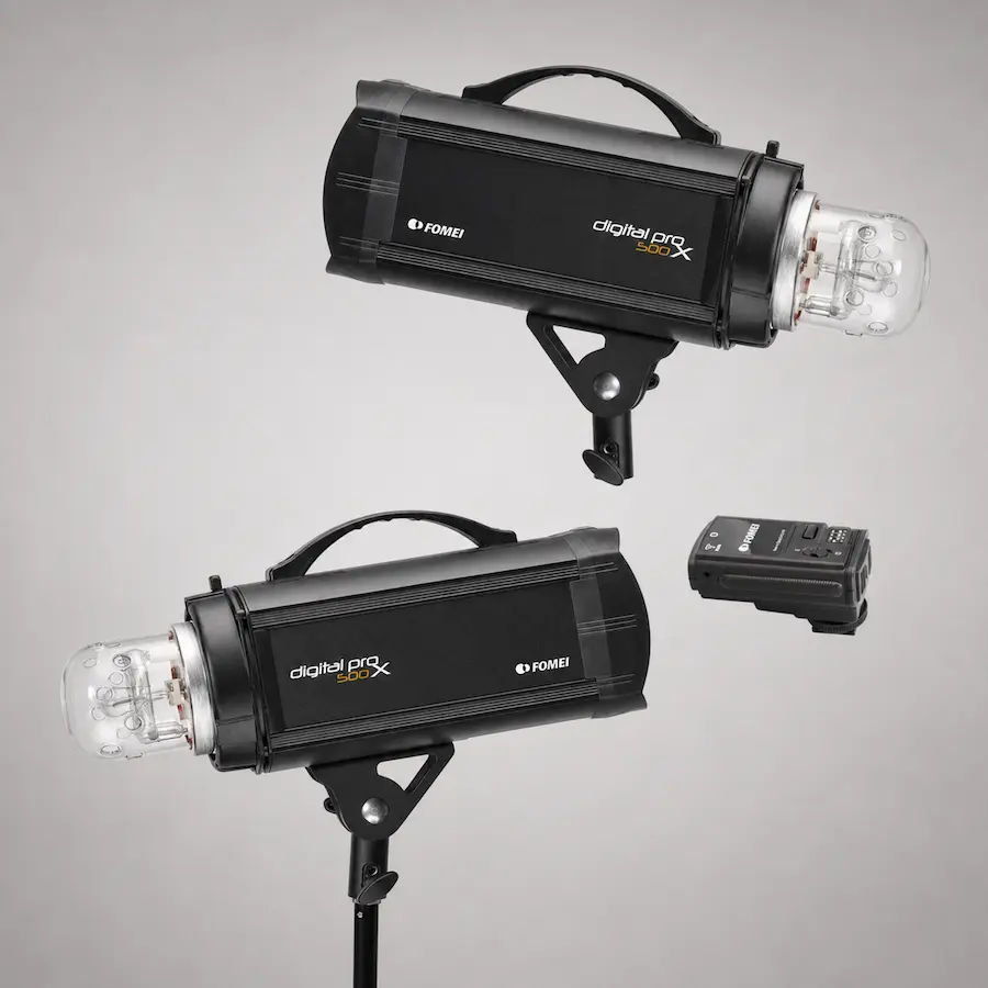2x Fomei Digital Pro X - 500 with remote trigger